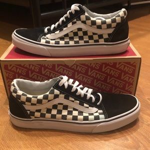 Vans Old Skool (Primary Check) Black/White. Size 11.5. VN0A38G1P05.